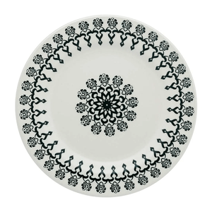 Aparelho de Jantar Donna Folk de Cerâmica 20 Peças Preto (Biona) - 61419 - Oxford