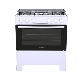 Fogão 5 Bocas Branco com Mesa Inox Mônaco Plus Bivolt - 300000716 - Atlas