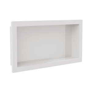 Nicho Plástico de Parede para Embutir 30X60cm Branco - 015301002 - Metasul